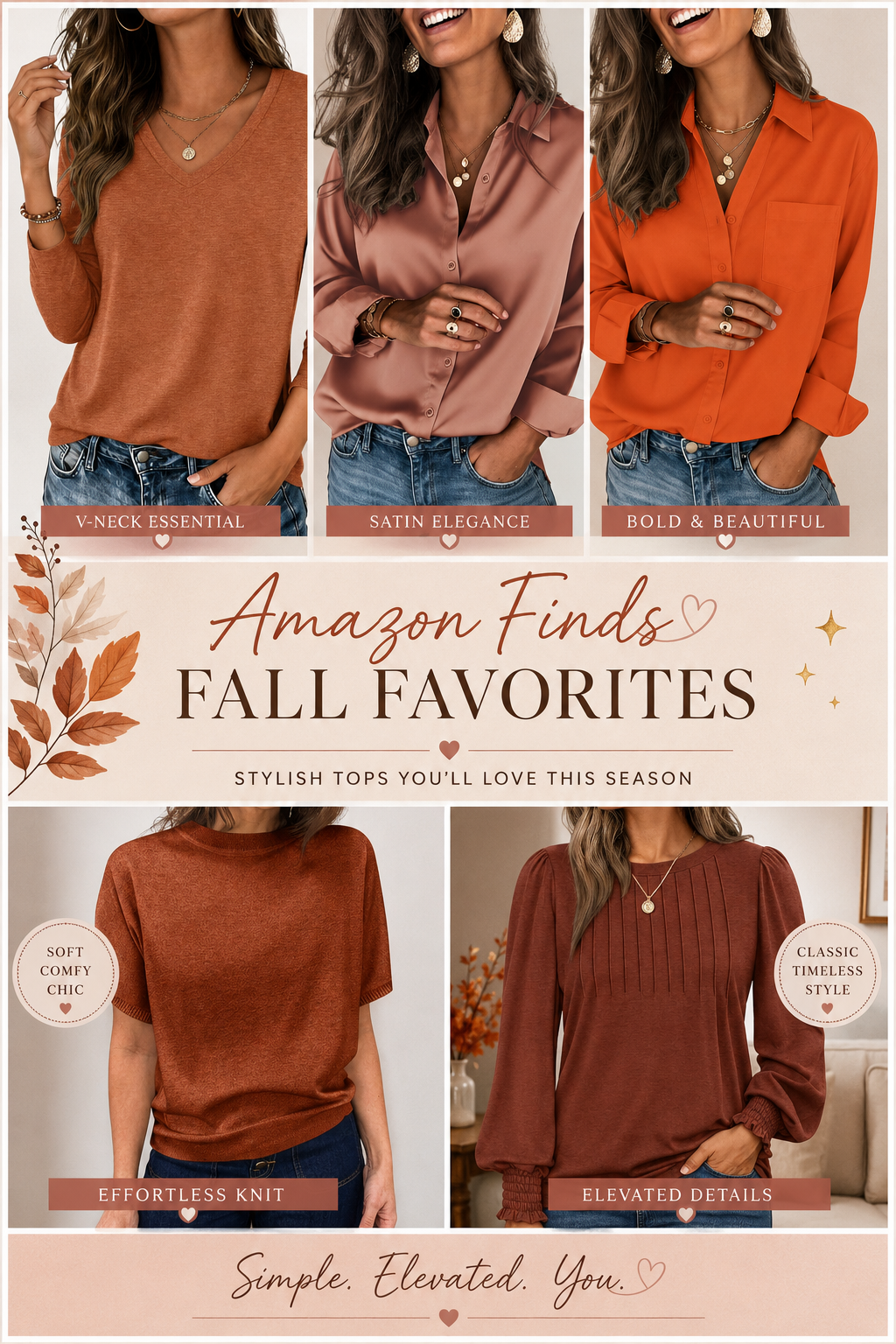 Elegant Fall Tops for Women: Chic & Stylish Fall Fashion