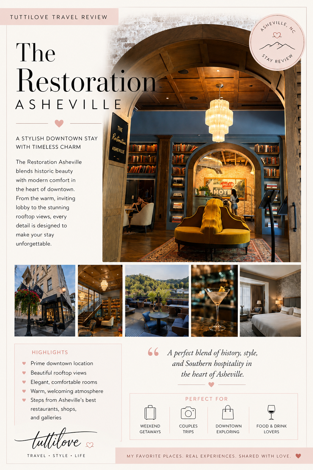 The Restoration Hotel Asheville: A Stylish Downtown Stay