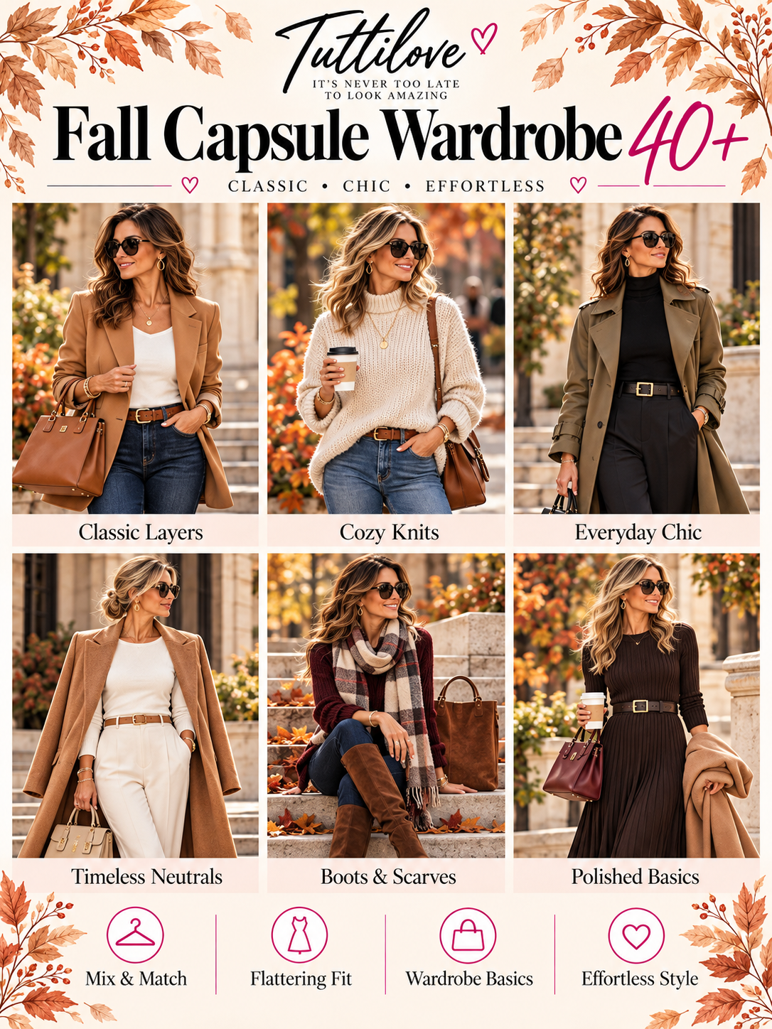 Fall Capsule Wardrobe 40+: Chic, Easy Pieces You Can Mix and Match