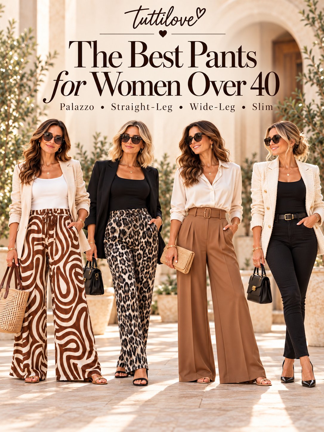 The Best Pants for Women Over 40: Palazzo, Straight-Leg, Wide-Leg &amp; Slim