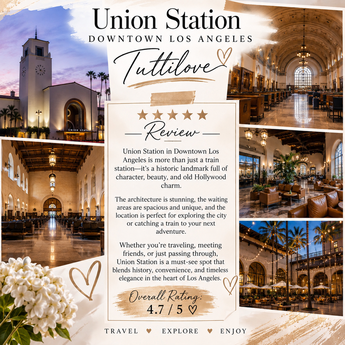 Los Angeles Union Station: A Beautiful Landmark Worth Exploring