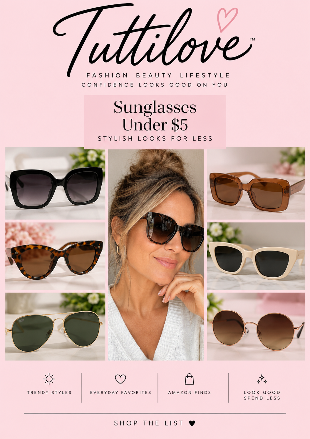 Sunglasses Under $5: Affordable Amazon Sunglasses You’ll Love