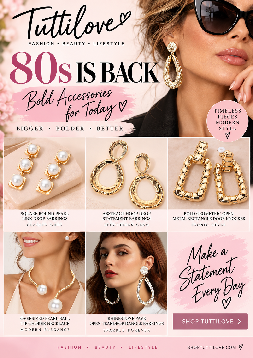 The 80s Are Back: Bold Accessories for Today
