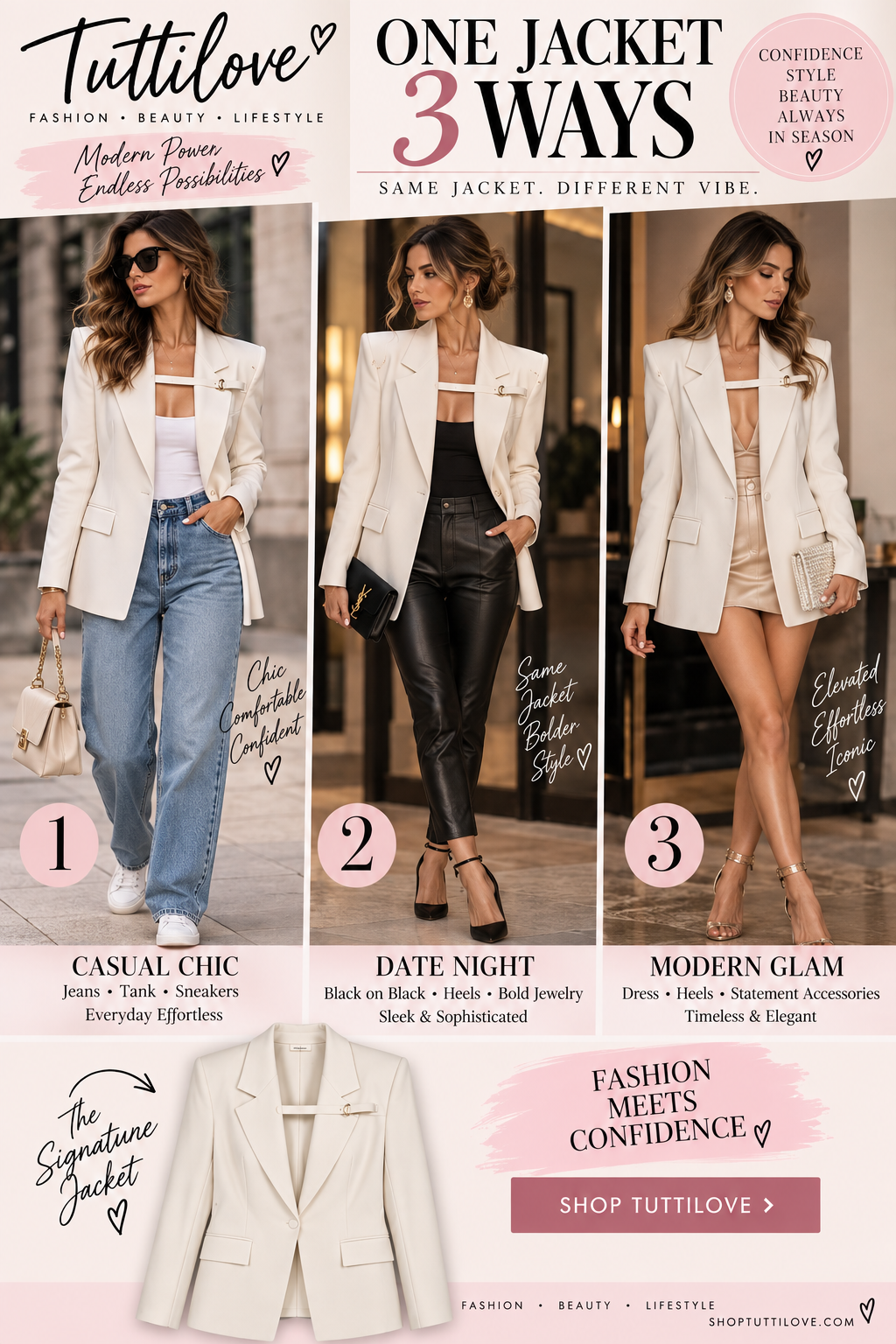 The Modern Power Jacket: Endless Ways to Wear White