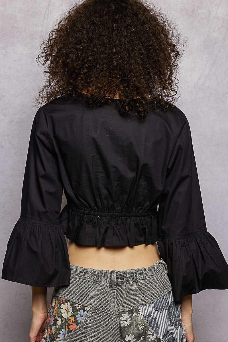 Beverly Hills Cropped Blouse