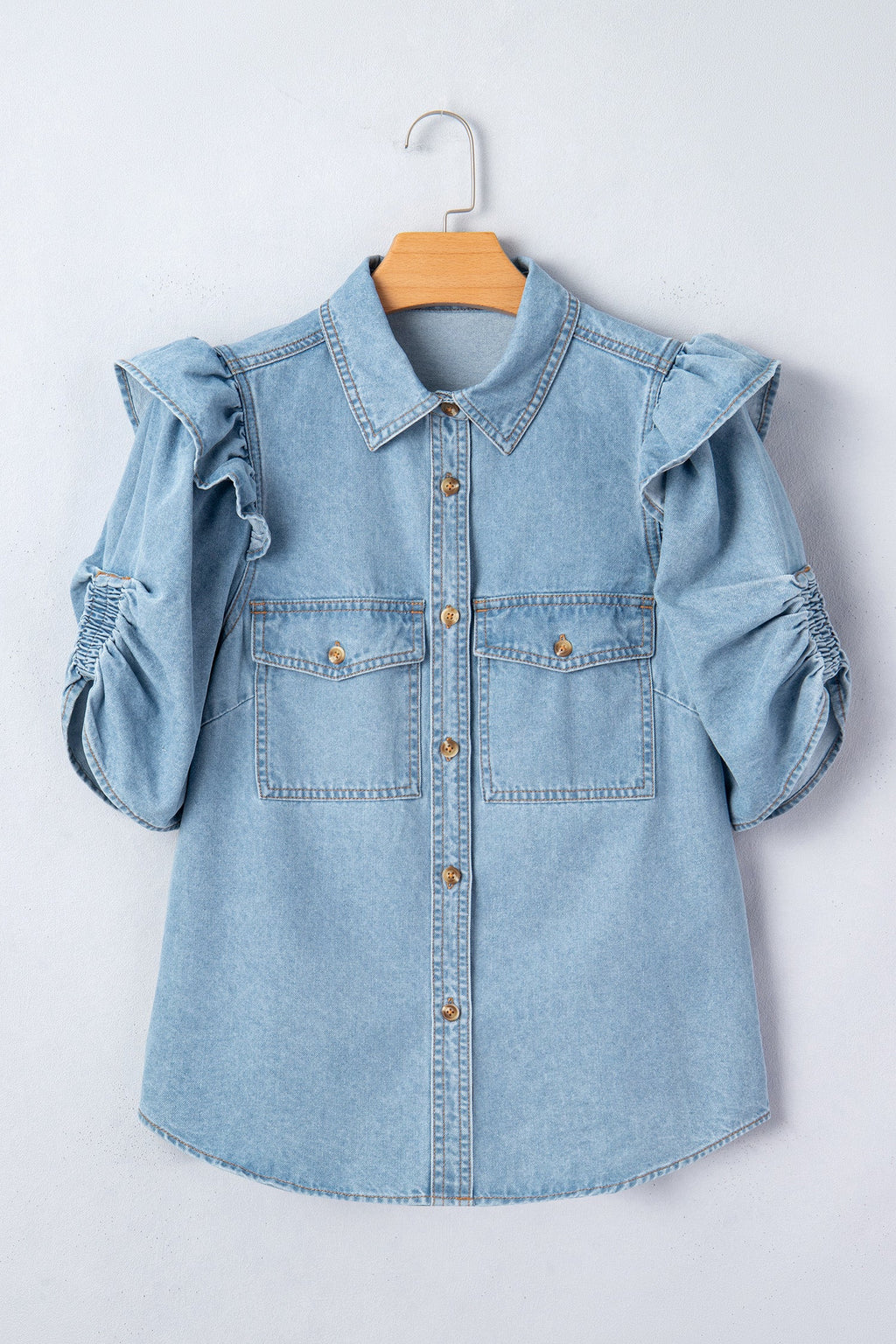Pretty Smile Ruffle Girl Top
