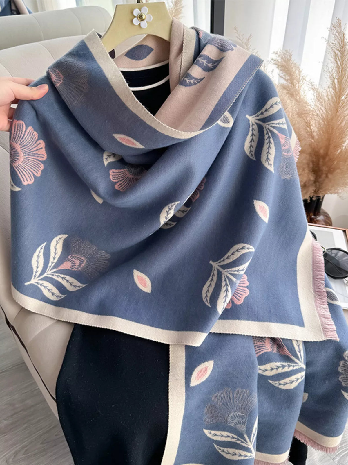 The Verona Printed Satin Scarf
