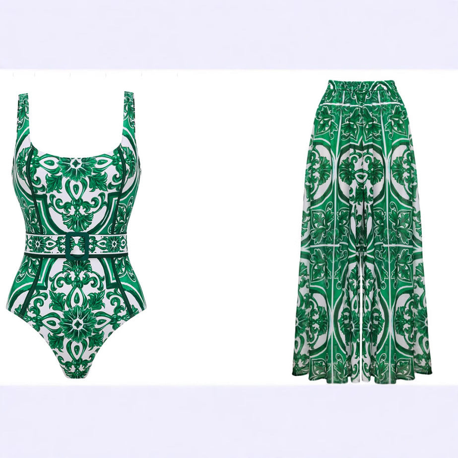 Retro Chic Swimsuit Set