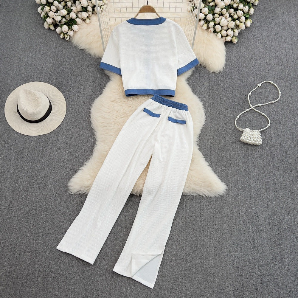 Desire Rose Two-Piece Set – Elegant Suit