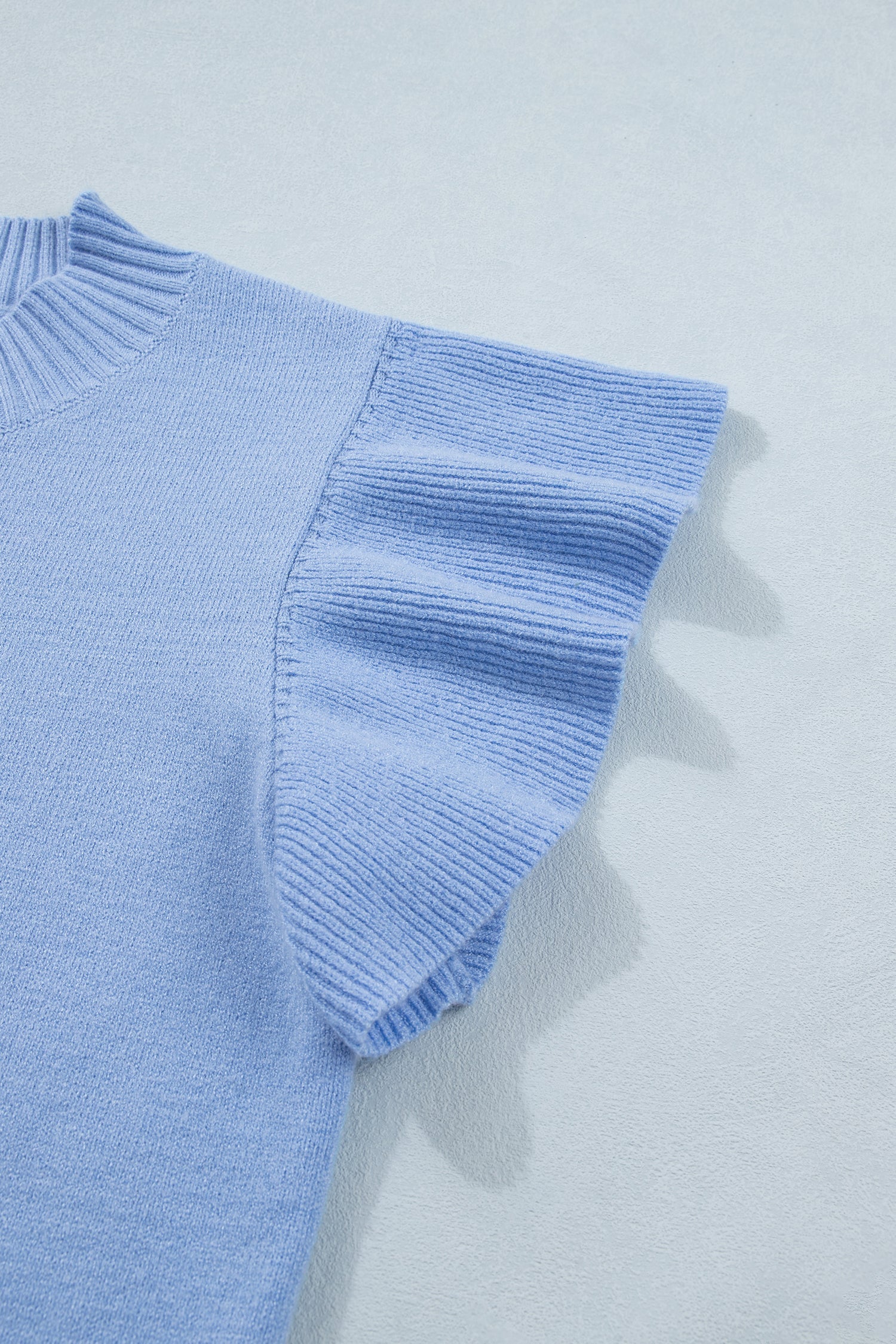 Sunshine Chic Ruffle Sweater- The Soft Chic Collection