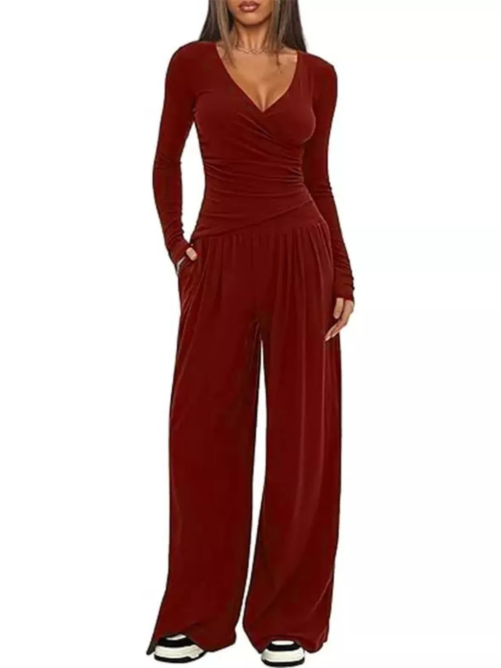 The Amara Lee Wide-Leg Lounge Set
