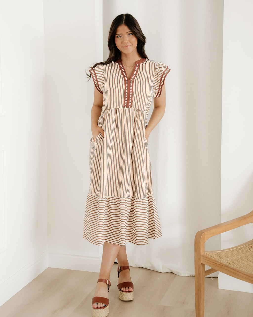 Serena Dress — The Feminine Glow Collection