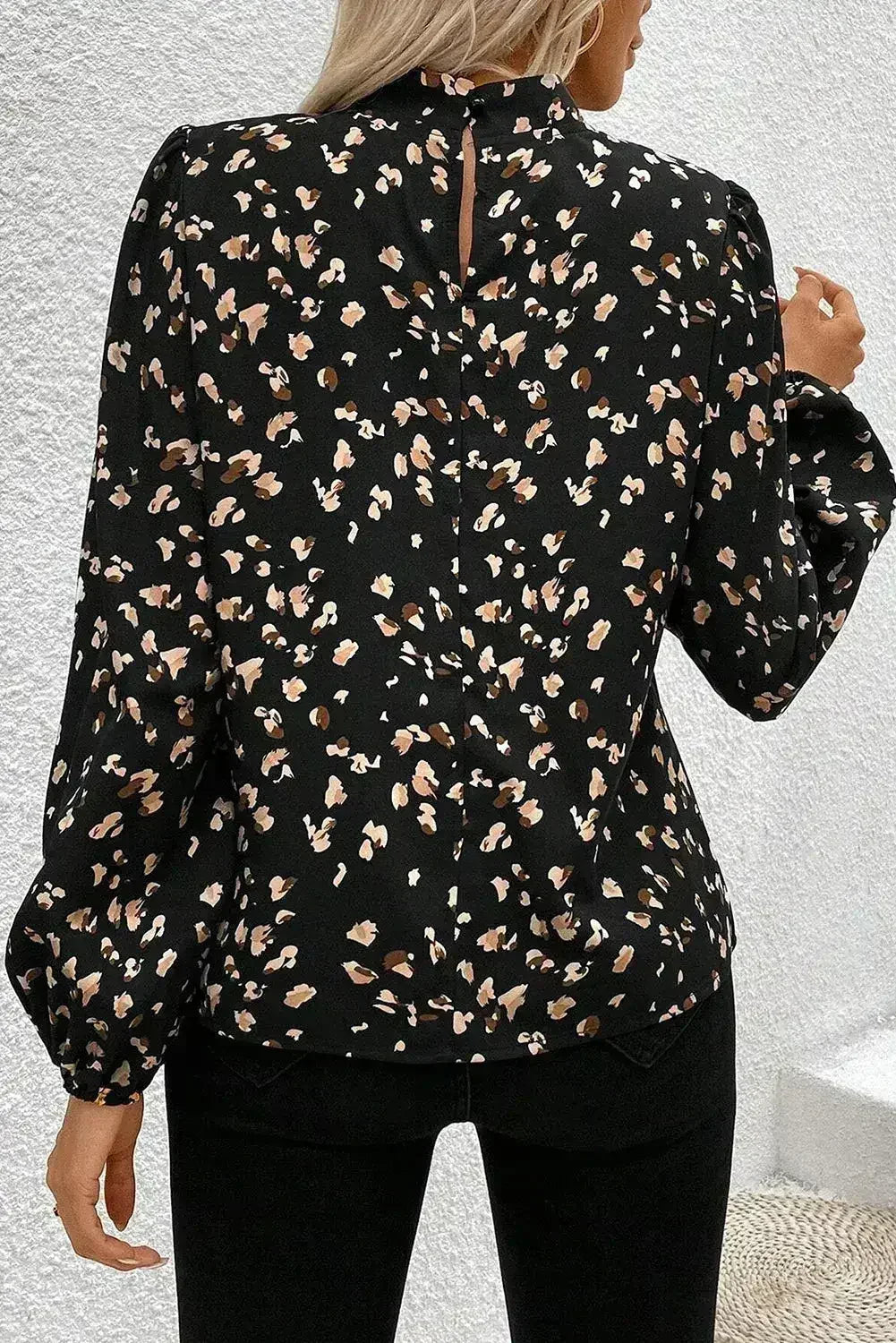 . Wild Elegance Leopard Blouse