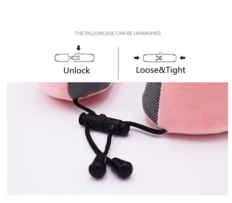 CloudRest Memory Foam Travel Pillow