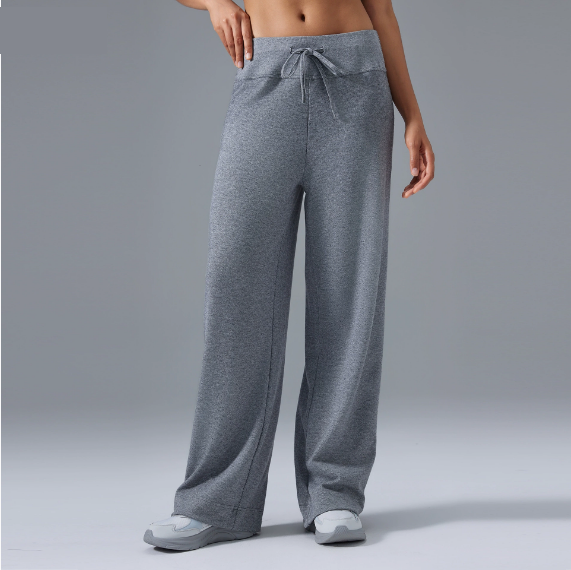 Alessia Move Pants — The Move Freely Collection.Wide Leg Sports Trousers Women High Waist Drawstring Drooping Slimming Fitness Pilates Yoga Pants
