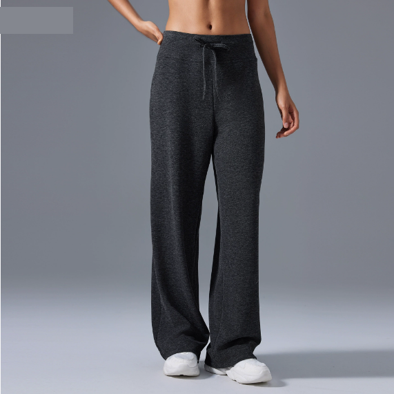 Alessia Move Pants — The Move Freely Collection.Wide Leg Sports Trousers Women High Waist Drawstring Drooping Slimming Fitness Pilates Yoga Pants