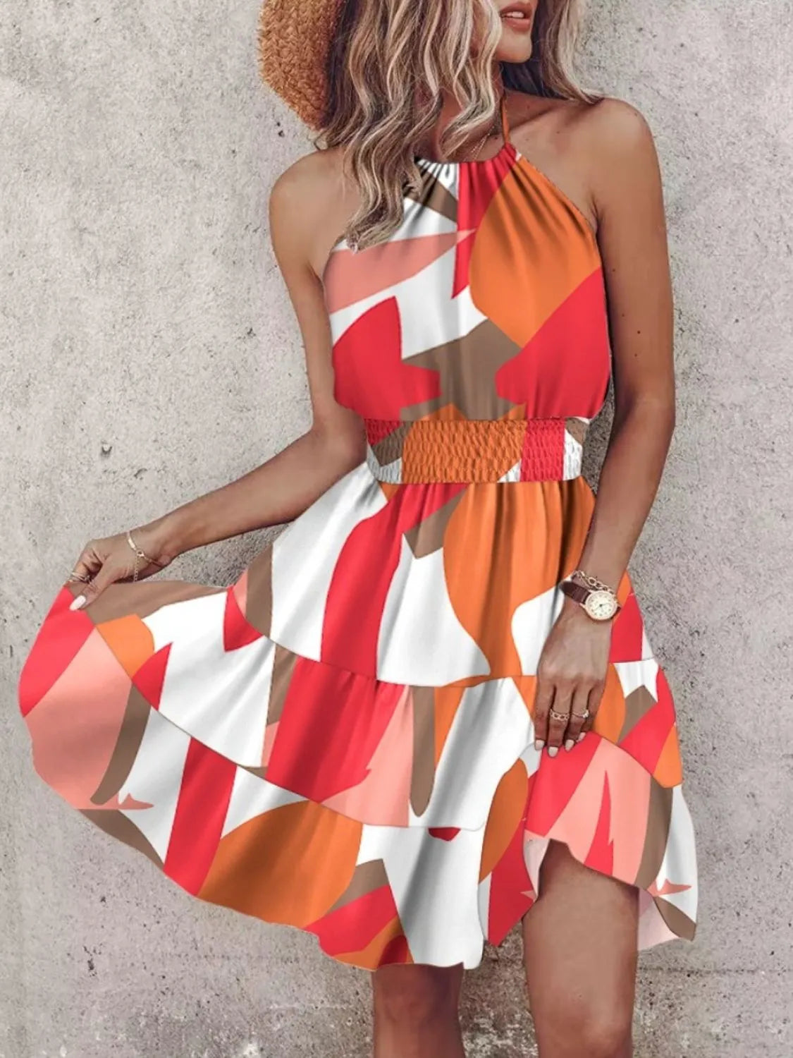 Vintage Love Letter Mini Dress