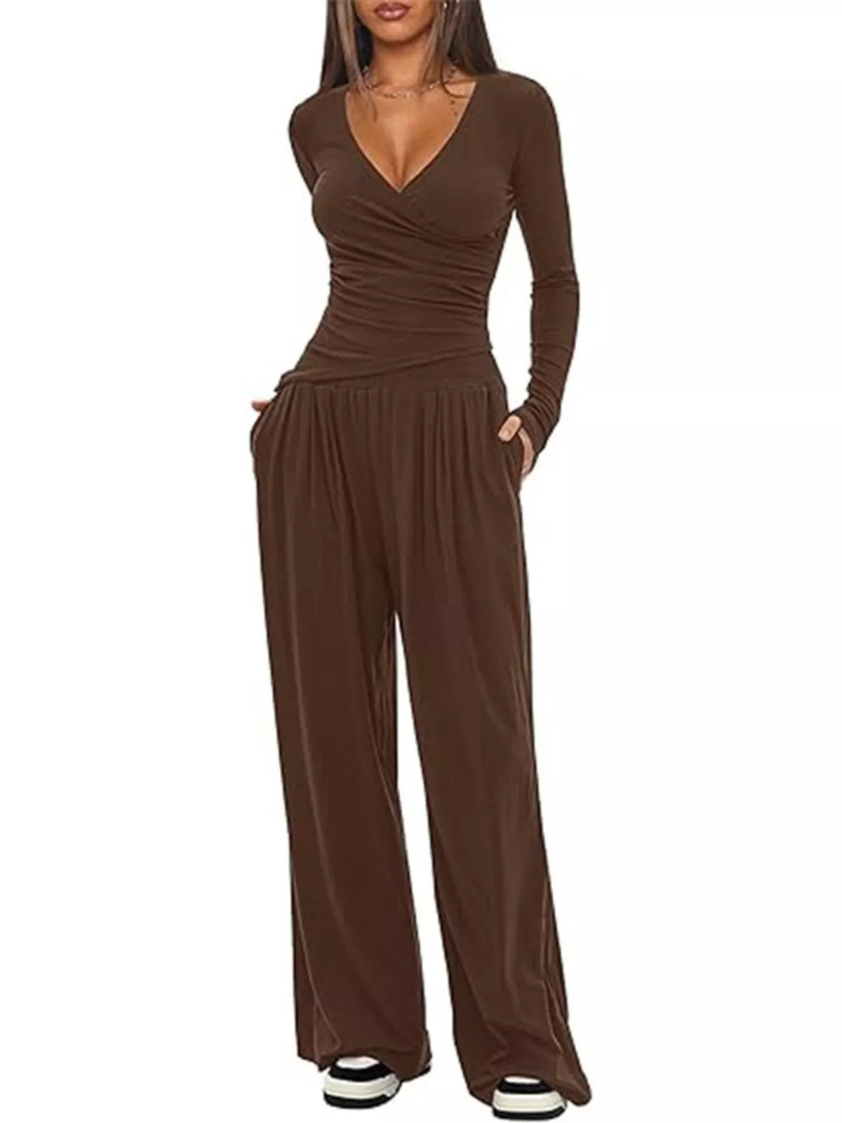 The Amara Lee Wide-Leg Lounge Set
