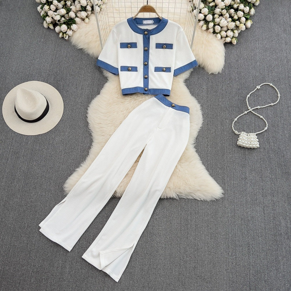 Desire Rose Two-Piece Set – Elegant Suit