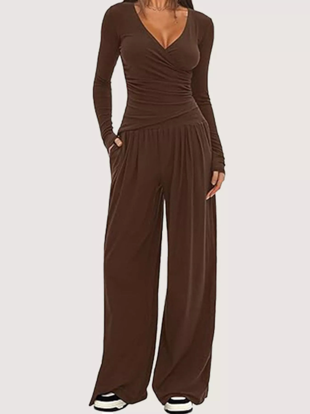 The Amara Lee Wide-Leg Lounge Set