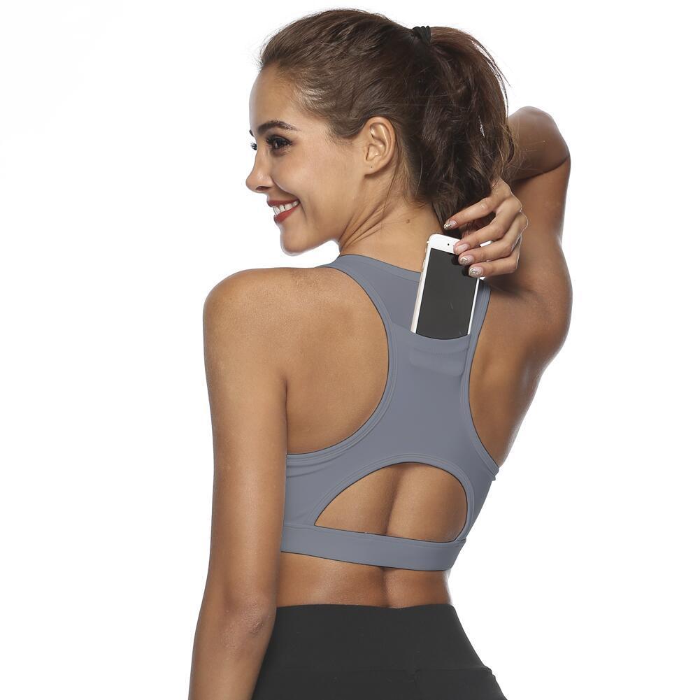 Isla Active Sports Bra Back Pocket