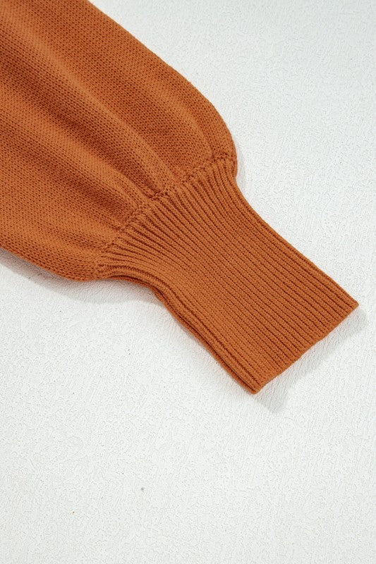 Abigail Trim Drop Shoulder Sweater