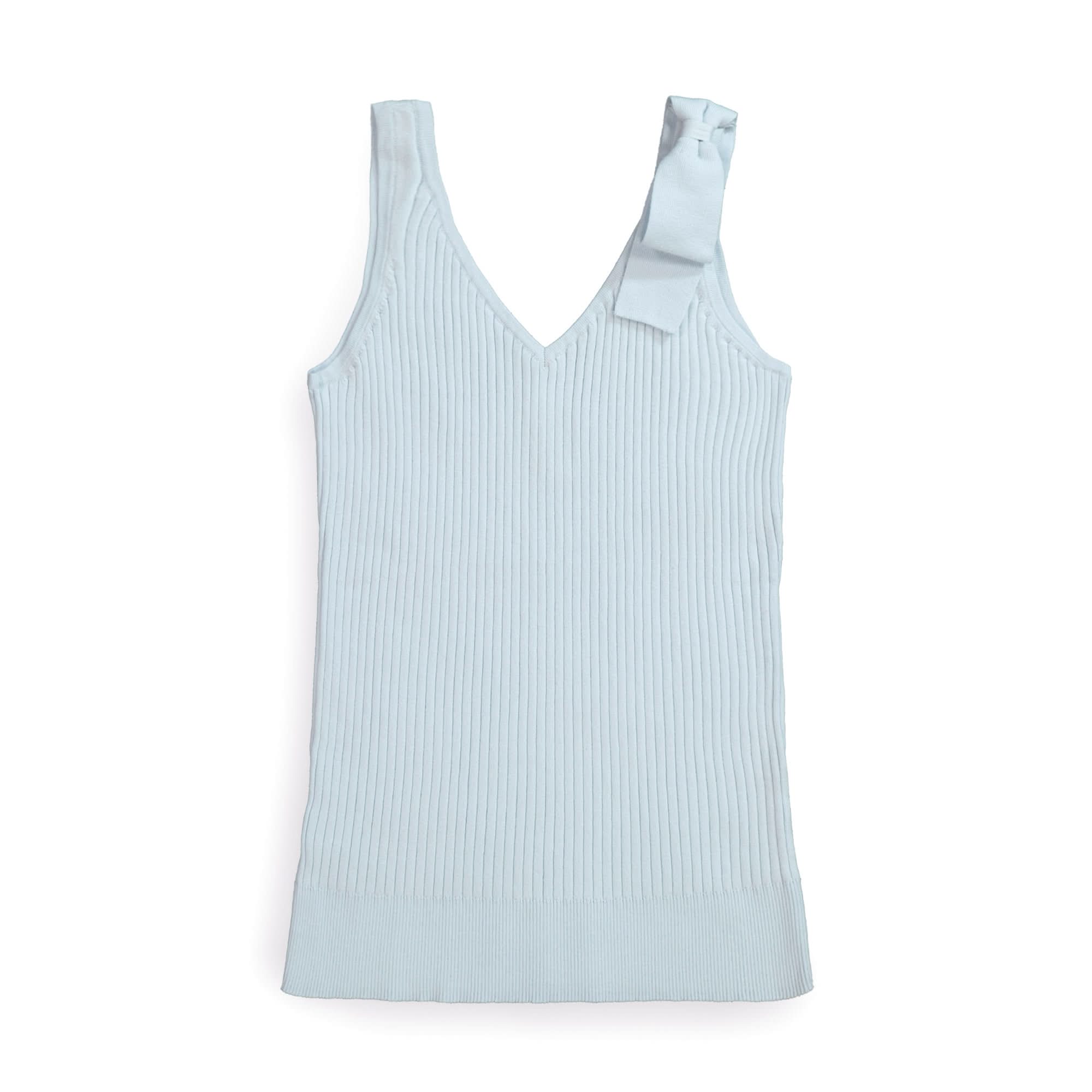 Mariela Rose Knit Tank with Bow- The Organic Chic Collection