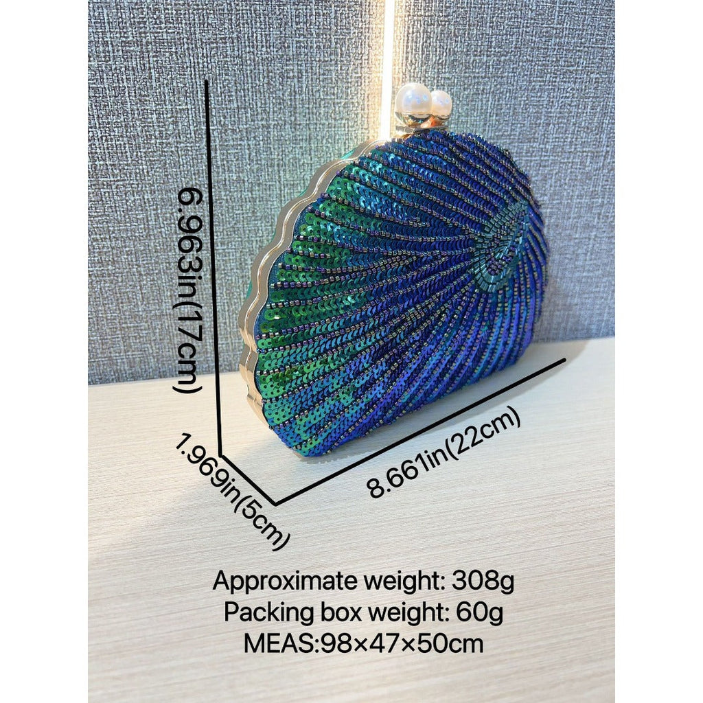 The Elegant Mermaid Retro Clutch