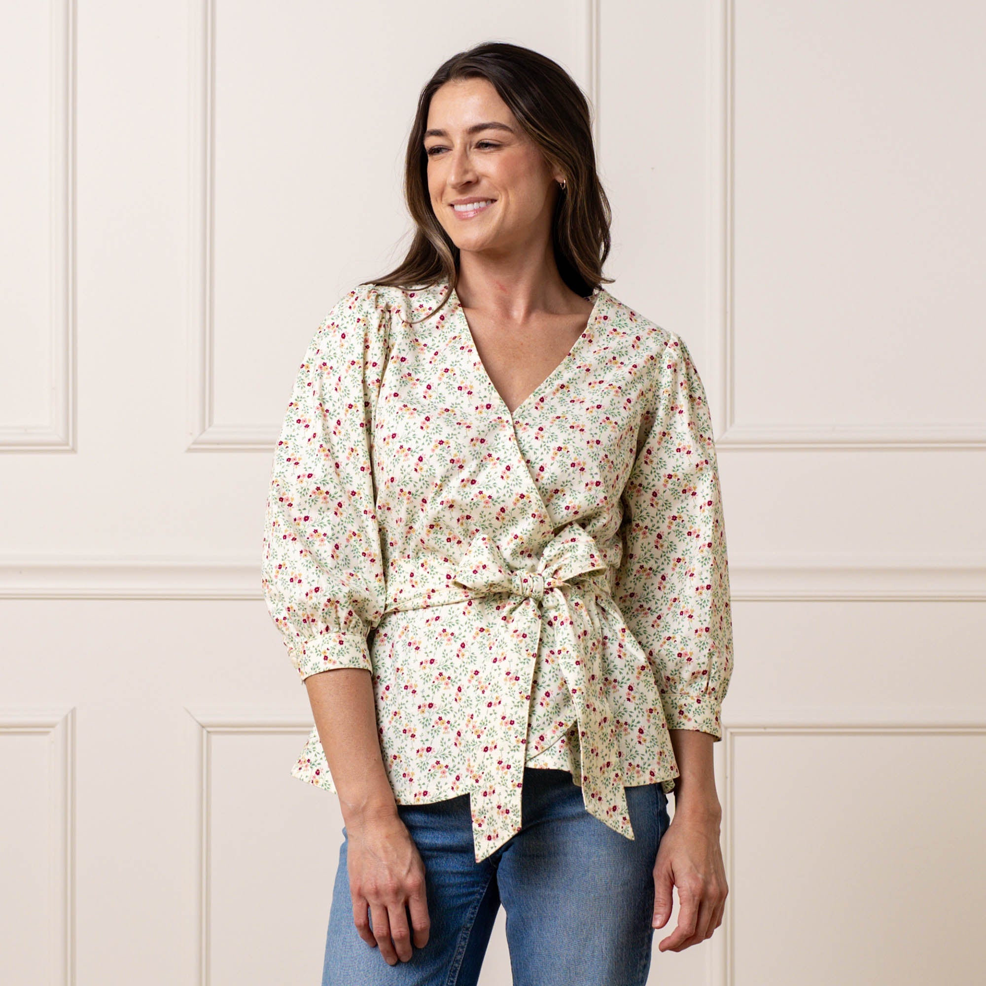 Flower Rae Wrap Top