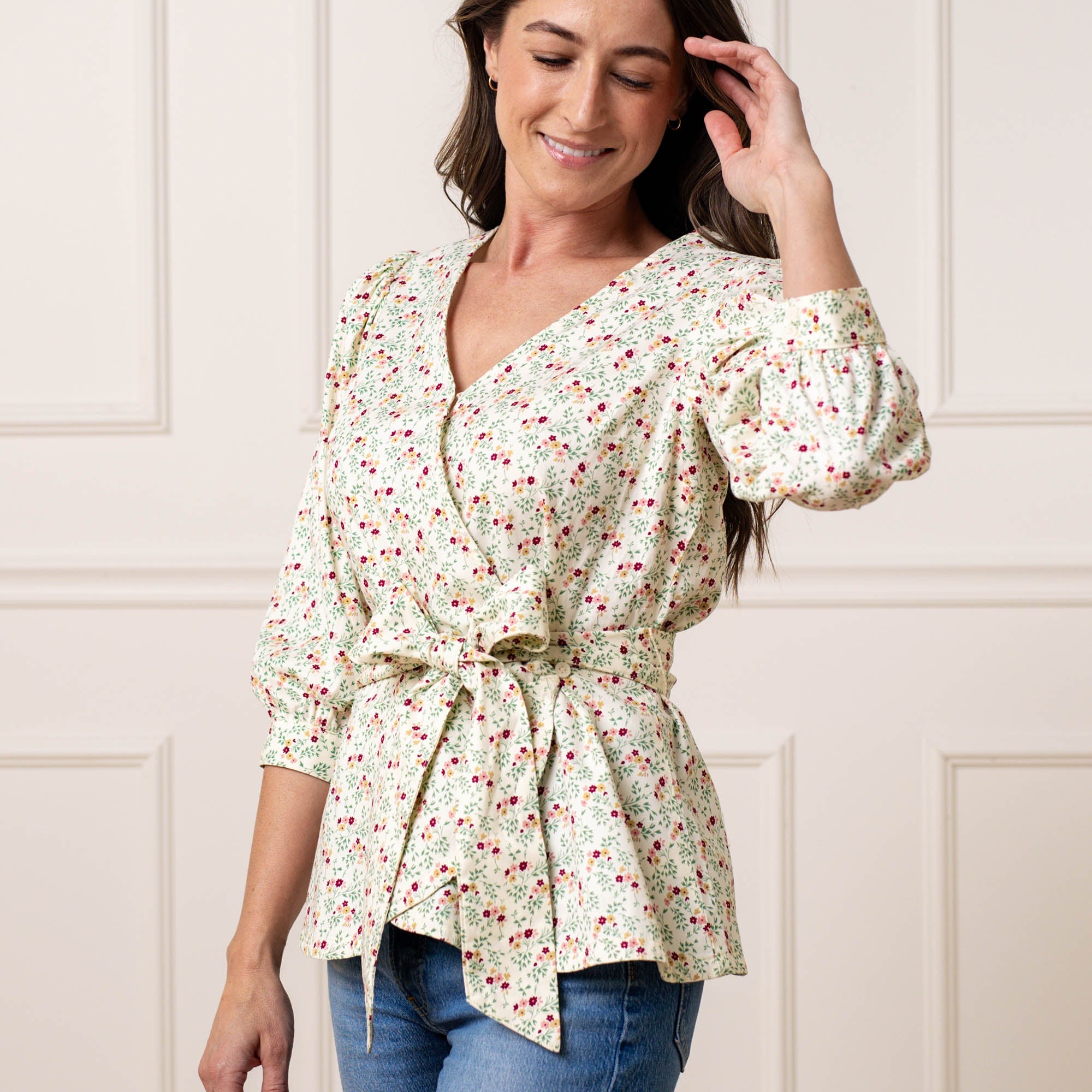 Flower Rae Wrap Top