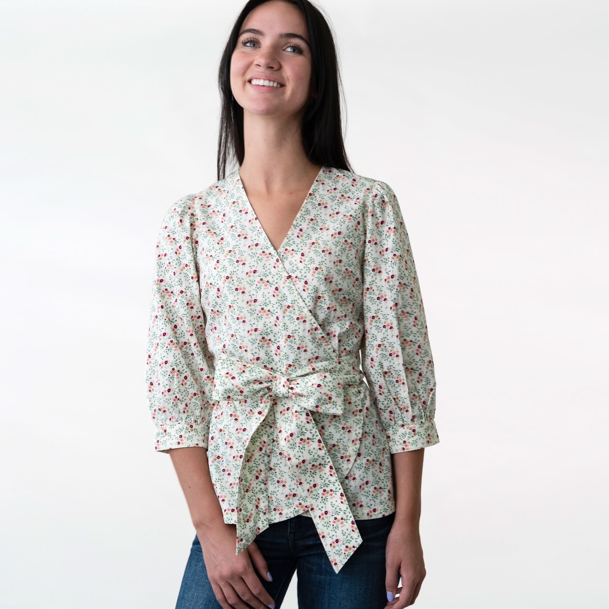 Flower Rae Wrap Top