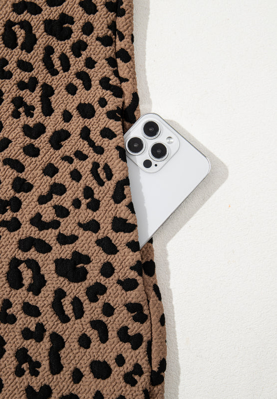 Luxe Leopard Dress-Leopard