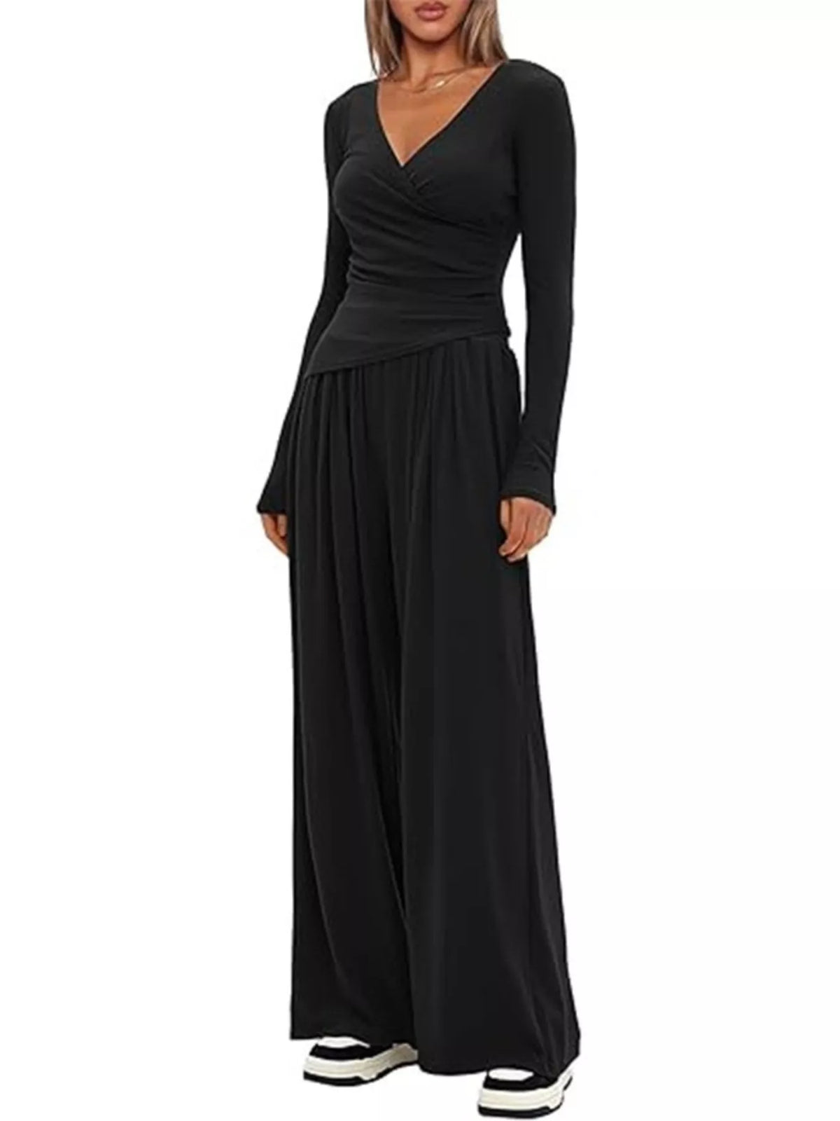 The Amara Lee Wide-Leg Lounge Set