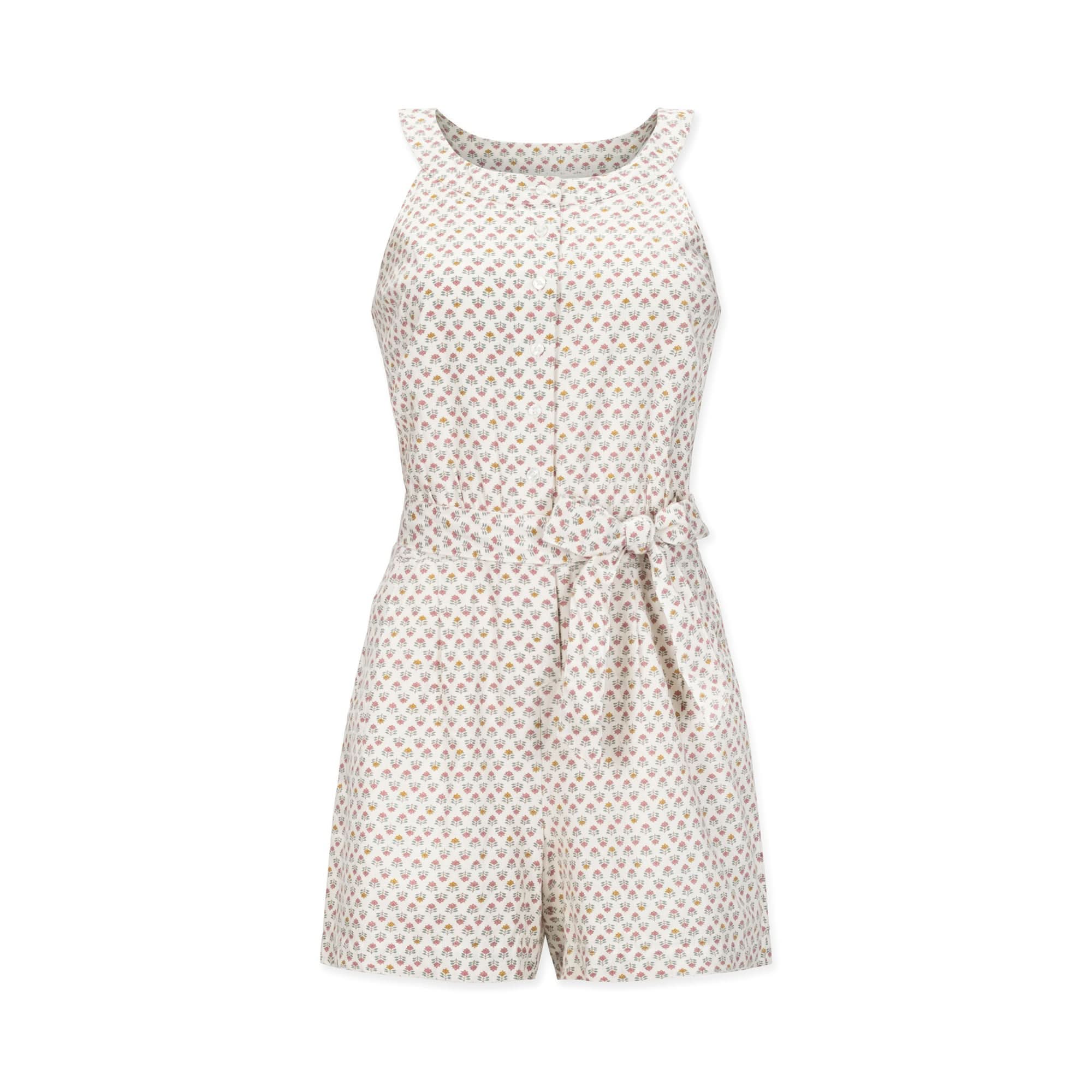 Soft Girl Chic Halter Romper