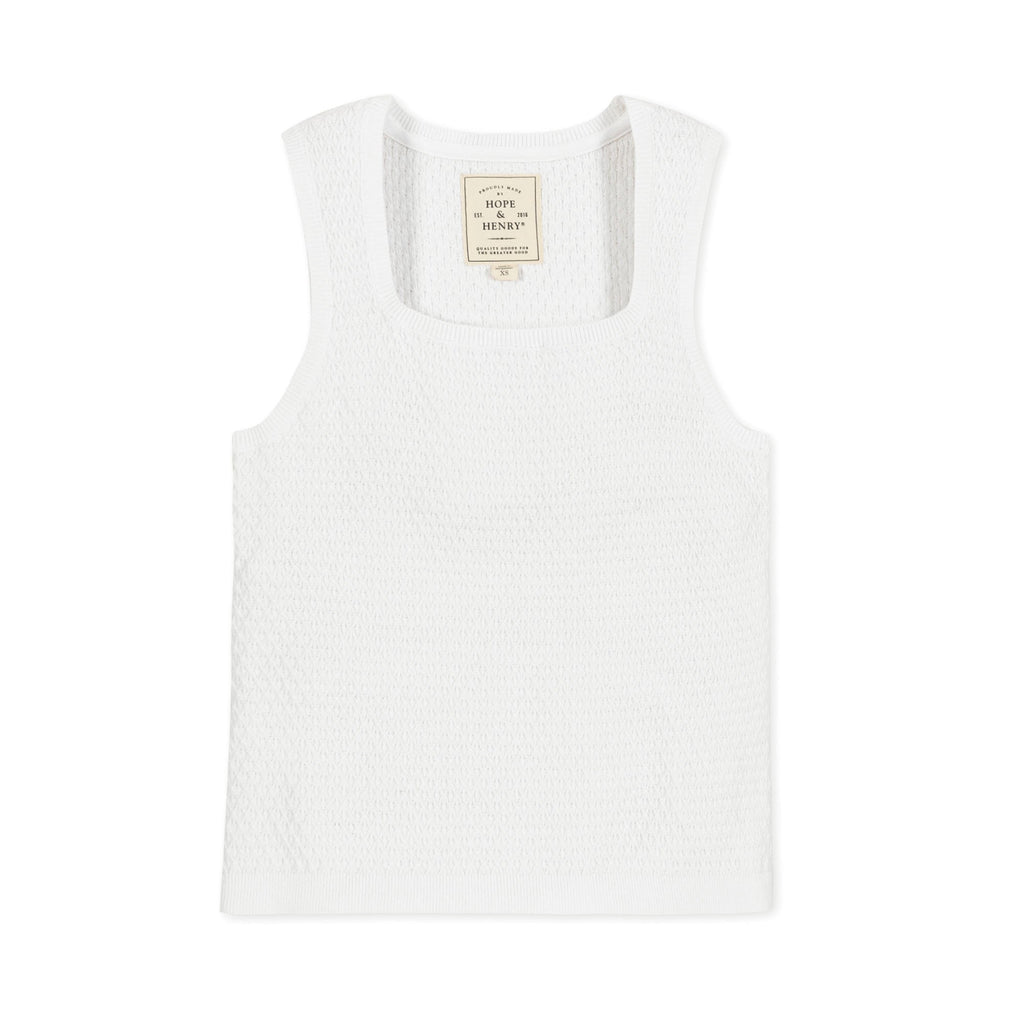 Layla Sweater Tank Top- The Organic Chic Collection