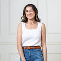 Layla Sweater Tank Top- The Organic Chic Collection