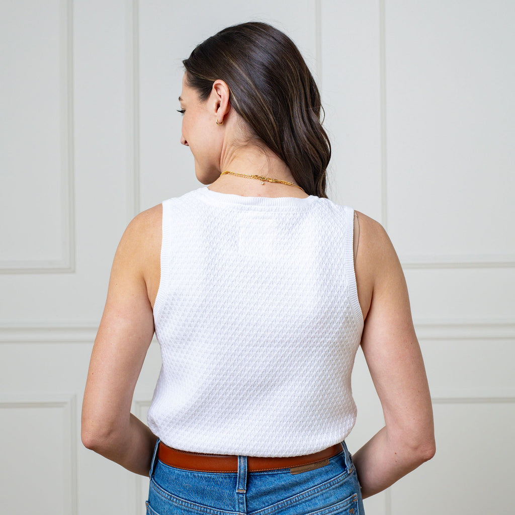Layla Sweater Tank Top- The Organic Chic Collection