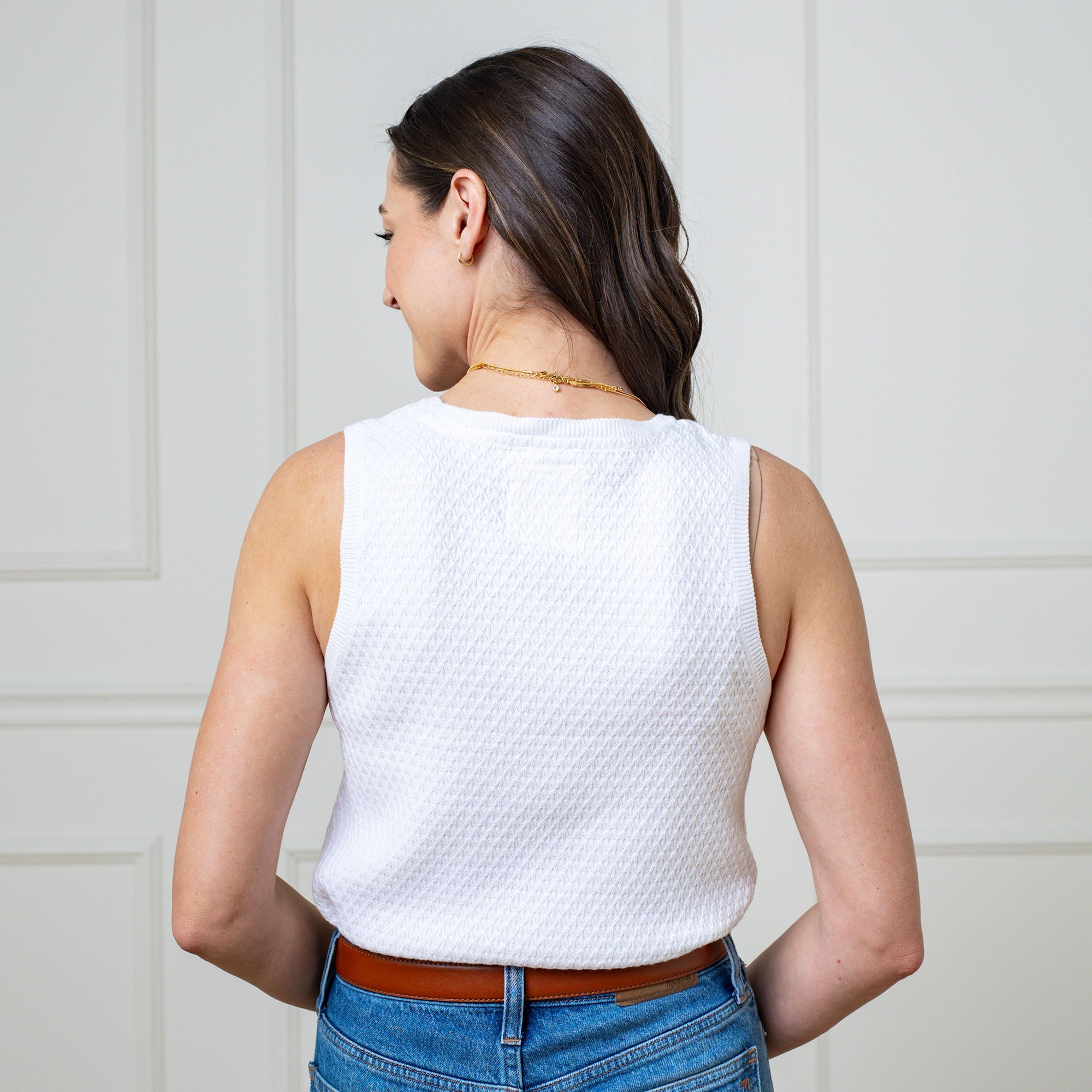Layla Sweater Tank Top- The Organic Chic Collection