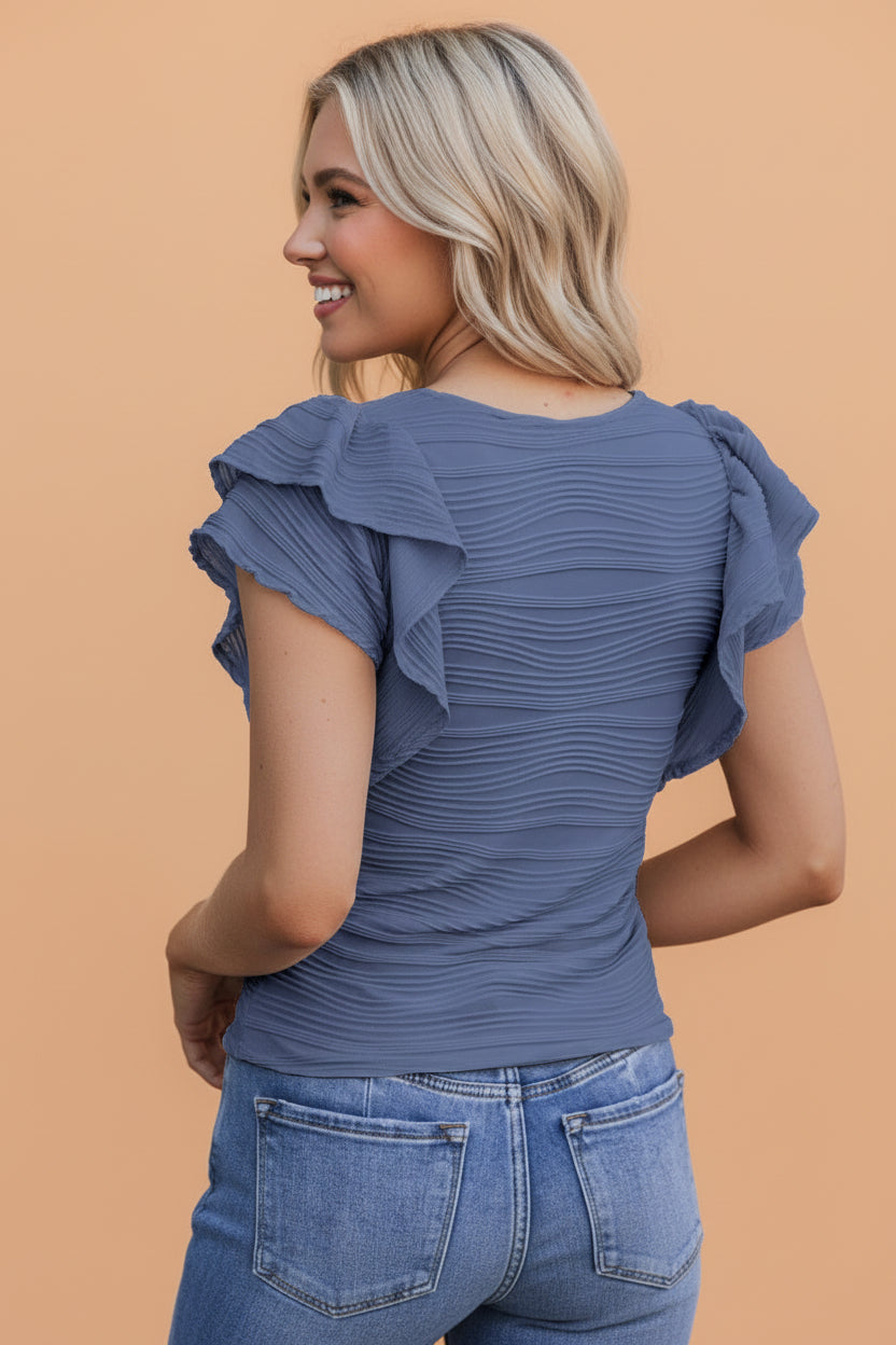 The Carolina Ruffle Top
