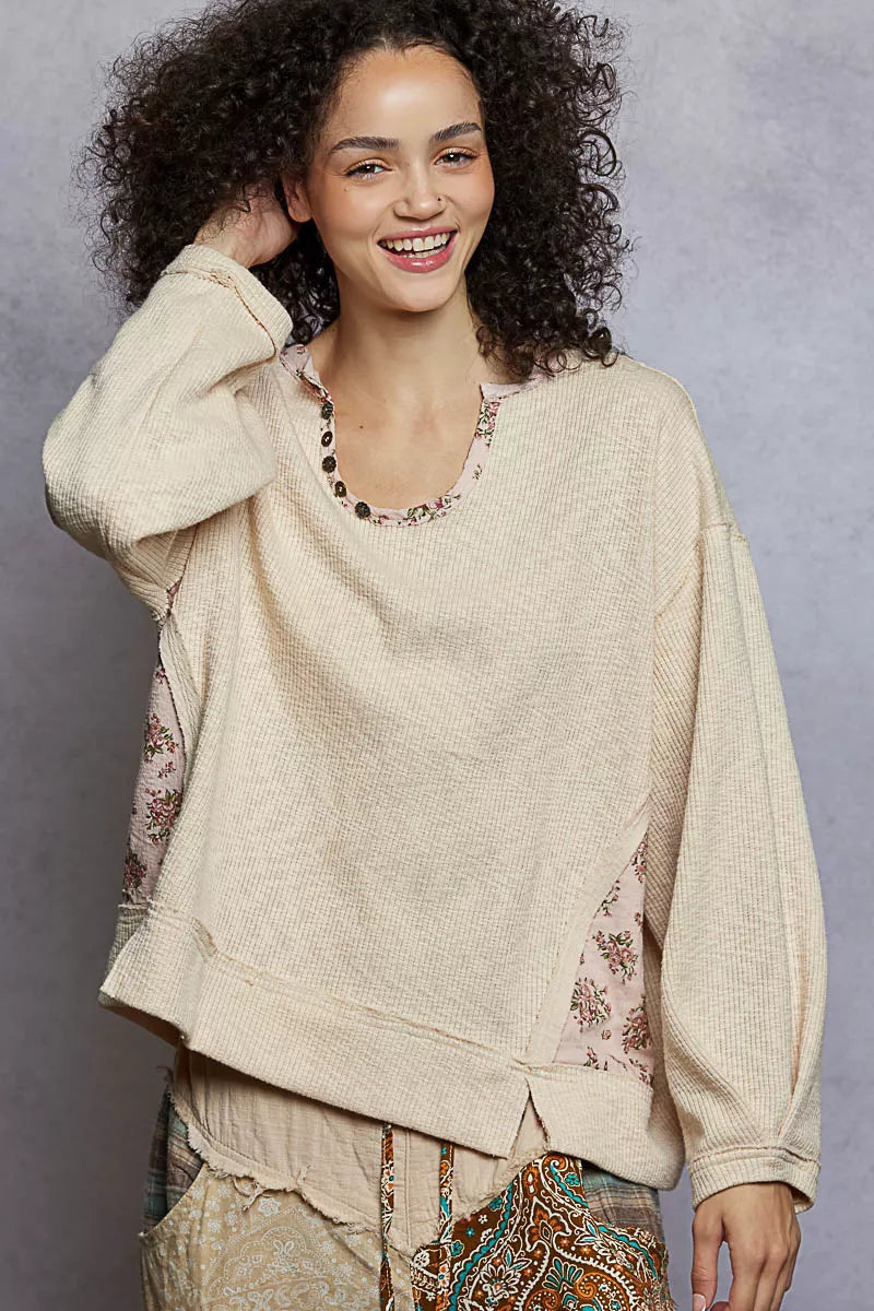 Calm Waves Oversize Top- The Calm Chic Collection
