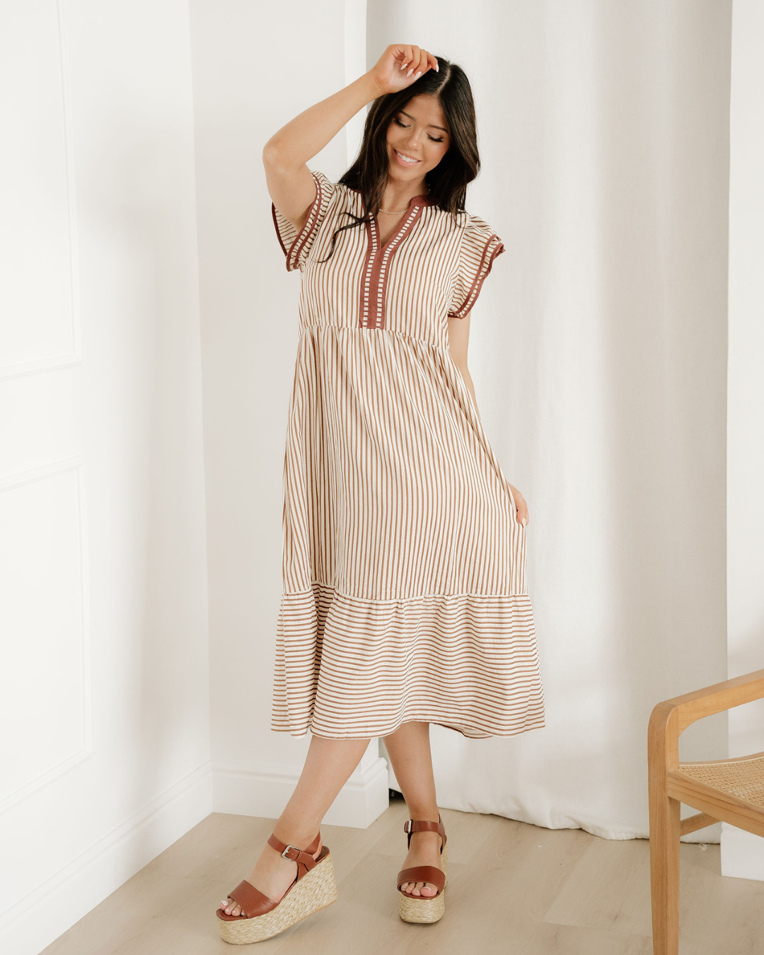 Serena Dress — The Feminine Glow Collection