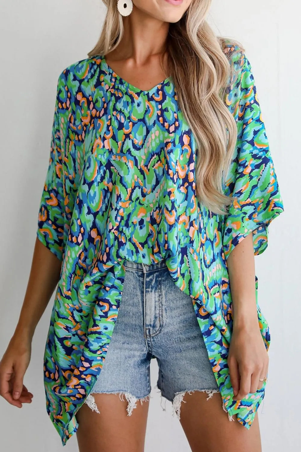 Sophia Flutter Sleeve Blouse Top