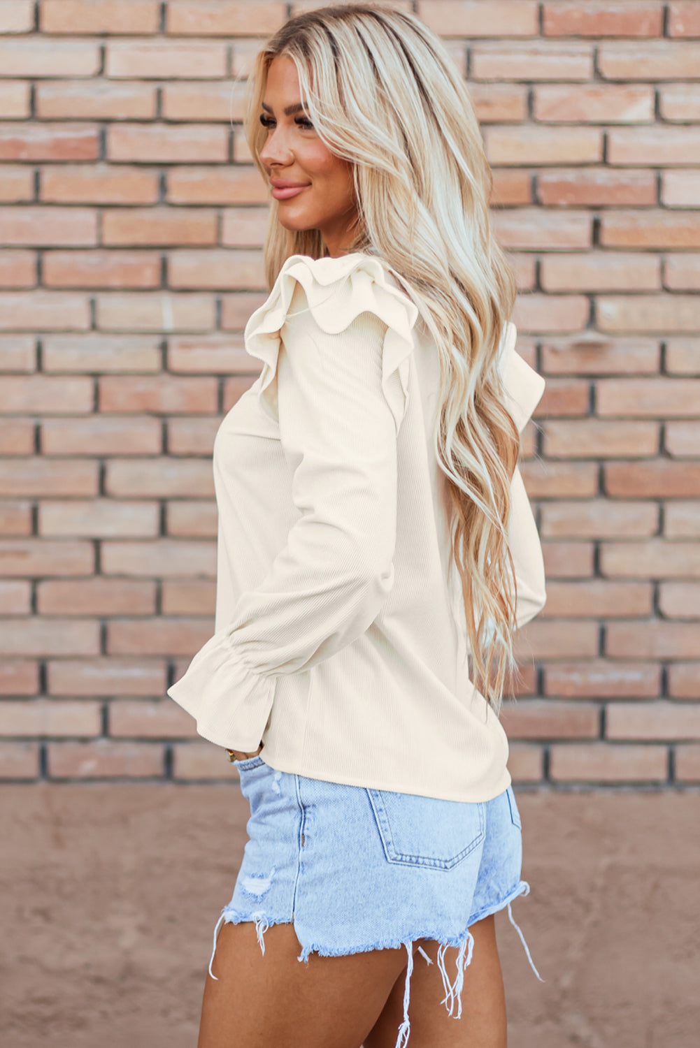 French Market Chic Blouse Top