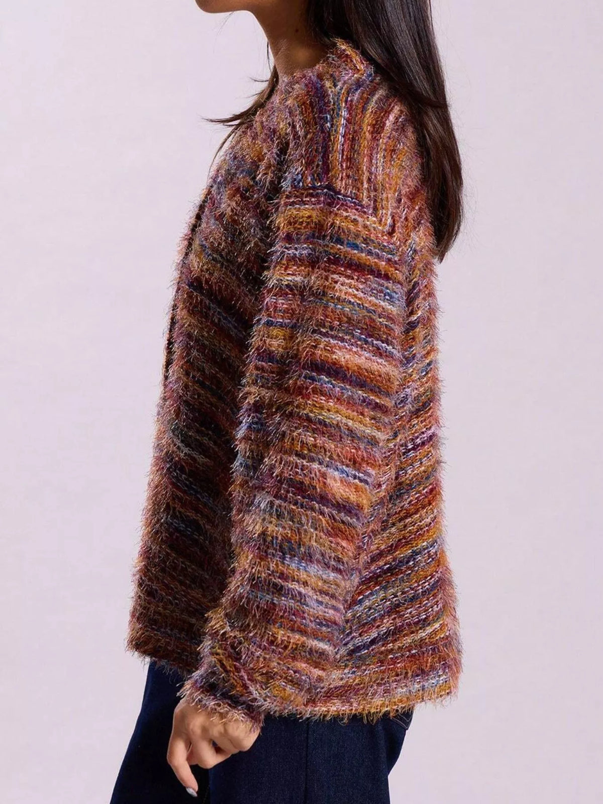 The Rowan Textured Knit Cardigan