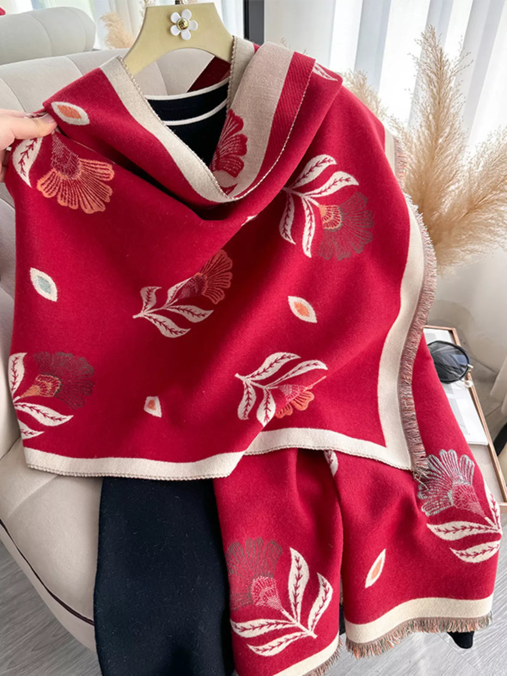 The Verona Printed Satin Scarf