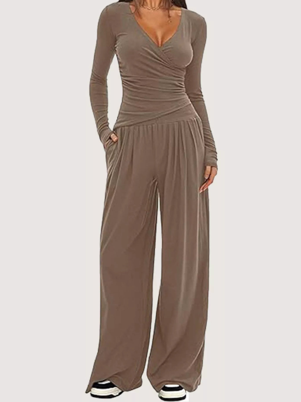 The Amara Lee Wide-Leg Lounge Set
