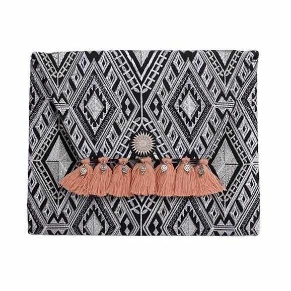 The Style Chic Clutch Bag With Tassels - The Friday Chic Collection
