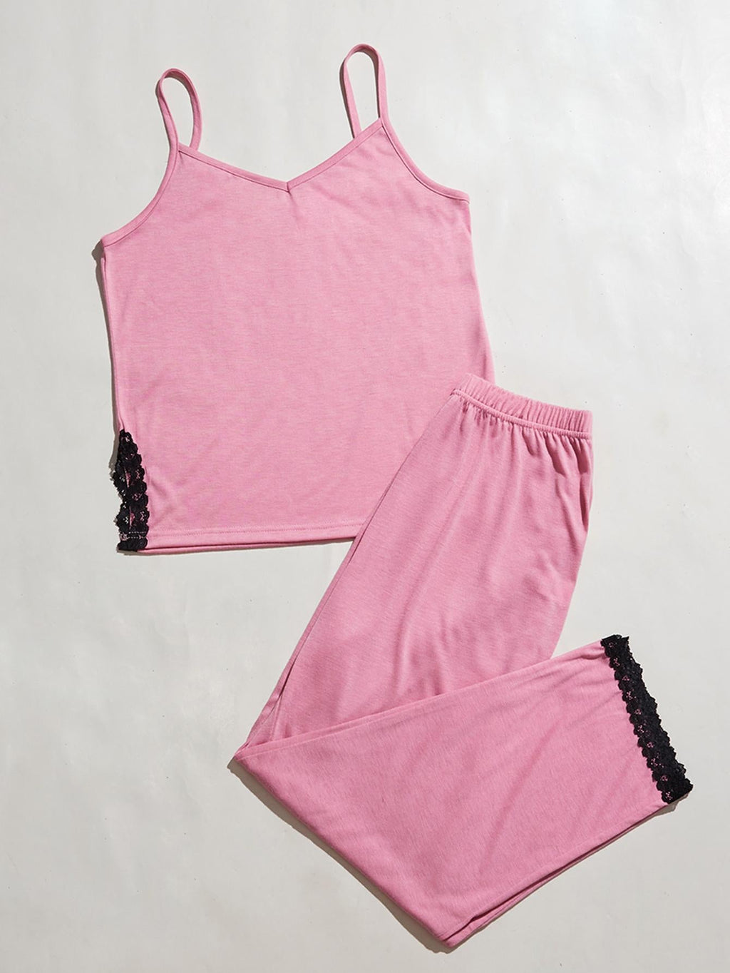 Midnight Elegance Cami and Pants Pajama Set