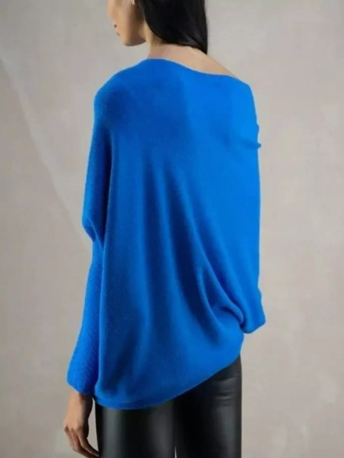 The Elisa Ann Boat-Neck Oversized Sweater