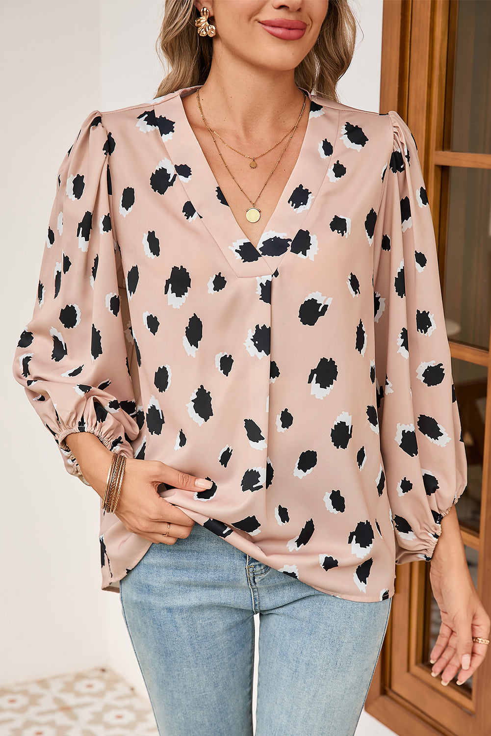 Hydrangea House Blouse Top